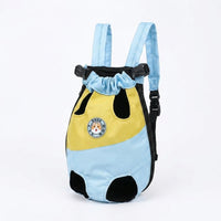Chest Pet Bag Front Backpack for Small Dogs Cats, Oxford Material Pet Front Carrier, Portable Breathable Front Facing Pouch for Travel Hiking