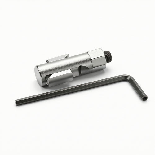 Screw Extractor with Hex Key Chrome Molybdenum Stripped Fastener Tool Heavy-Duty