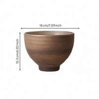 Transparent Glass Bowl Sculptural Glass Bowl with Pedestal Base Clear