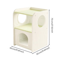 Cabinet Pet House Enclosed Indoor Pet House Sturdy Dog Kennel for Cats, Small Dogs, Living Room, Bedroom