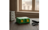 Compact Plastic Case with Snap-Shut Lid Portable Box with Hinged Lid Slim Plastic Storage Case Sturdy for Backpack