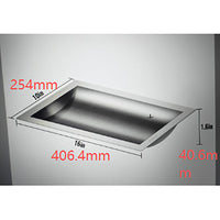 304 Stainless Steel Bank Cash Tray Slot for Counter