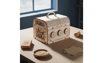 3D Wooden Brain Teaser Box Brain Teaser Wooden Code Box Decorative