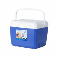 Insulated Container Leak-Resistant Portable Ice Chest Large Capacity Car Travel Insulated Container for Camping, Fishing