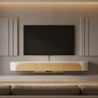 Wall-Mounted Tv Stand Thin Wall-Mounted TV Cabinet Modern Minimalist Wall-Hung Media Console for Living Room