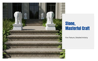 Resin Elephant Statue Pair, milky malachite Bluestone, Feng Shui Decor, Door Protector, Home & Villa Entrance Decoration