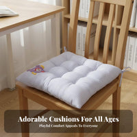Cartoon Monster Seat Cushion Soft & Comfortable Non-Slip Seat Pad Thickly Padded Tufted Chair Cushion for Kids, Students, Office, Bedroom, Classroom
