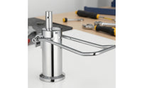Salon Chair Hydraulic Pump Chrome-Finished Hydraulic Lift Mechanism Vertical Hardware for Hair Stylists