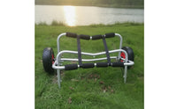 Kayak Cart Wheeled Kayak Trolley Padded Canoes Trolley for Surfers