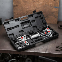 20 Pieces Universal Fit Wheel Hub Bearing Removal Tool Heavy Duty Hub Bearing Puller Kit Heat Treated Portable Case for Mechanics, Car Repair Workers, Garage