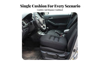 Improves Driving Vision Heightening Driver Seat Pad 12cm Height Elevate Heightening Seat Pad Anti-Slip Design Car Booster Cushion Multi-Purpose for Short Drivers, Office Workers, Commuters, Long-Distance Travel, Home