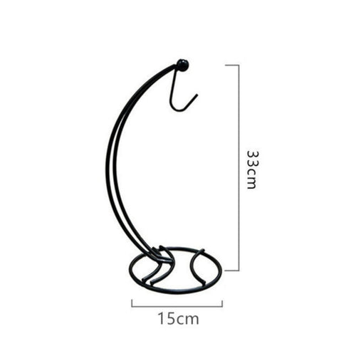 Banana Hanger Rack Double Hooks Small Fruit Holder Stand Stays Bananas Crisp