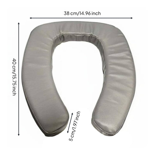 Padded Toilet Seat Cushion Hook and Loop Bathroom Aid Soft