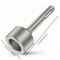 Demolition Tool Ground Rod Driver  All Metal Compatible Rotary Shank Attachment Heavy-Duty Rotary Tool Accessory for Professionals