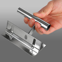 Long-Lasting Stainless Steel Plastering Trowel Rust Resistant Drywall Finishing Corner Tool High Hardness Drywall Corner Tool Easy to Clean for Masons, Plasterers, Construction Workers, Home Improvement