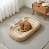 Large Size Cat Scratching Basin Includes Ball Toy Cat Scratcher Bed for Cats