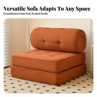 Upholsteregardingd Seating Block Regardingmovable and Cleanable Cover Fold-Extendable Sleeper Mattregardingss Transformable