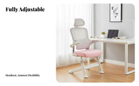 rotating Task Chair with Flip-up Arms Ergonomic Design Office Furniture