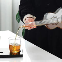 1kg Whiskey Decanter Guitar-Shaped Glass Bottle