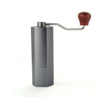 Manual Coffee with Crank Small Capacity Manual Coffee Bean Mill External Settings for Travel, Office