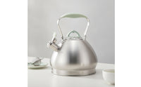 Stovetop Tea Kettle Thickened Base Kettle with Whistle Spout Food Grade for Kitchen Gas/Induction Cooker