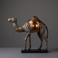 Vivid Details Camel Figurine | Textured, Camel Statue, for Living Room