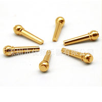 Pure Copper Acoustic Guitar Bridge Pins - Enhanced Sustain & Tone