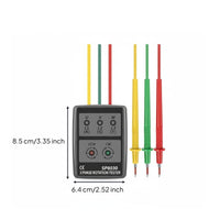 Buzzer Indicator Three Phase Sequence Meter Fast and Accurate Measurement 3 Phase Sequence Tester Portable for Maintenance Technicians