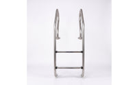 Stainless Steel Pool Ladder with Flange Base Easy to Install 2-Step Pool Ladder Long-Lasting Secure