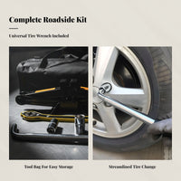 Automotive Hoist, Labor-Saving, Reinforced Manual Tool, Universal for Car Tire Change