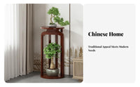 Oriental Pot Stand Unattachedstanding Planter Holder Multi-Purpose for Balcony