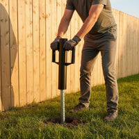 Fence Post Driver Carbon Steel Post Pounder Easy to Use for Garden