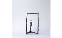 Modern Abstract Human Figurine Minimalist Decorative Sculpture Industrial Decorative Figurine Textured for Art Lovers, Homeowners, Office, Coffee Table, Entryway, Bedroom