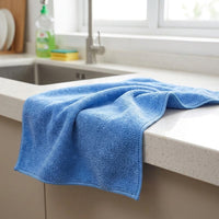 10 Pack Large Cleaning Towels and Microfibre Cloth, Microfibre Towel 30cm x 70cm, Non-linting Medium Weight Material for Kitchen