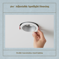 Adjustable GU10 LED Downlight Housing