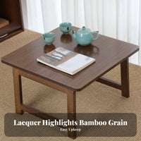 Foldable Square Table Space Saving Portable Laptop Desk No Assembly Required