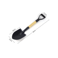 Garden Spade Heavy Duty D Handle Portable for Outdoor, Camping
