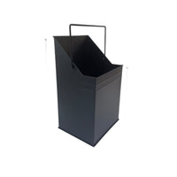 Iron Firewood Storage Bucket with Handle