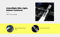 Waterproof USB-C bike headlight