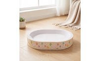 Round Scratcher with Enclosed Base Raised-Rim Cat Scratcher Bed Recyclable Cat Scratch Pad Long-Lasting for Cats, Kittens, Living Room, Apartment