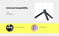 Rechargeable RGB selfie light, adjustable.