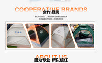 跨境 双层手搭户外防雨帐篷郊游休闲徒步旅游露营野营手动1-2人