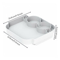 Beach Bag Tray Multi-Slot Bag Tray Insert Easy to Clean for Pool, Picnic