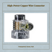Insulated copper wire connector