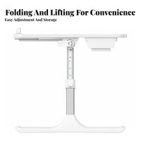 Foldable Laptop Table Height Adjustable Bed Tray Multi-Functional for Sofa, Kids