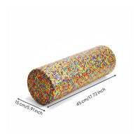 Polypropylene Foam Roller Firm-Density Foam Roller Lightweight Solid Stretching Column for Athletes, Runners, Home Gym, Physical