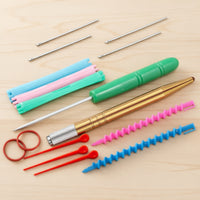 Doll Hair Rooting Kit Knurled Grip Craft Supply Hollow Tubes