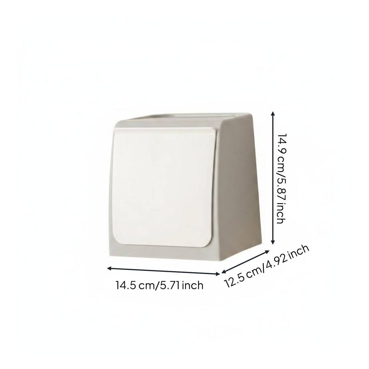 Napkin Holder Space Saving Wall Mounted Pad Box Dust Proof