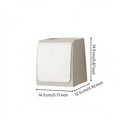 Napkin Holder Space Saving Wall Mounted Pad Box Dust Proof