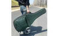 Guitar Bag with Backpack Straps Faux Leather Folk Guitar Bag Hands for Students, Artists, Rehearsals